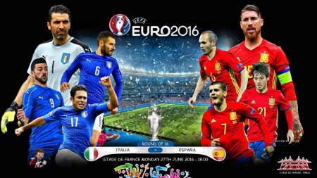 Пожалуй сегодня нас ждёт самый интересный мачт 1/8 финала ЧЕ во Франции между сборными Италии и