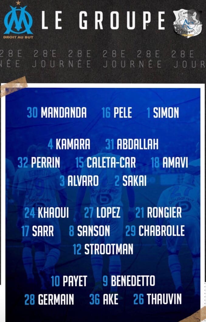 06.03 23:00 | Чемпионат Франции 28 тур, Олимпийский Марсель принимает на Велодроме Амьен. Проведём небольшой