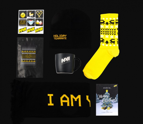 Украинская киберспортивная организация Natus Vincere в преддверии новогодних праздников выпустили в