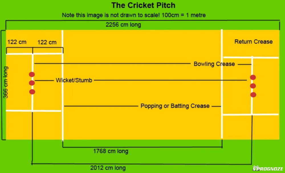 Схема поля для крикета