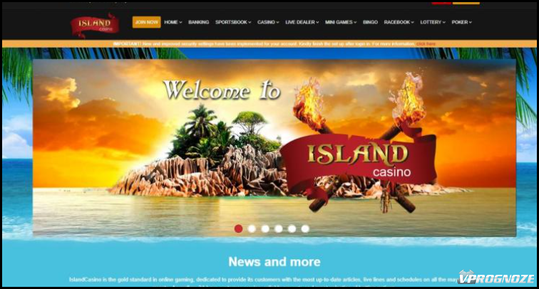 Официальный сайт онлайн-казино Island Casino