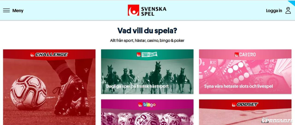 Официальный сайт букмекерской конторы Svenskaspel Oddset