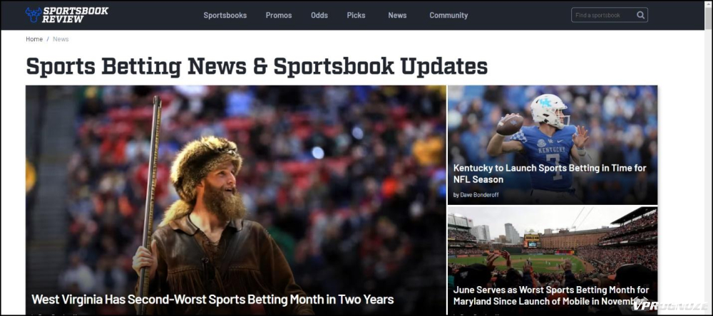 Новостная лента сервиса Sportsbookreview
