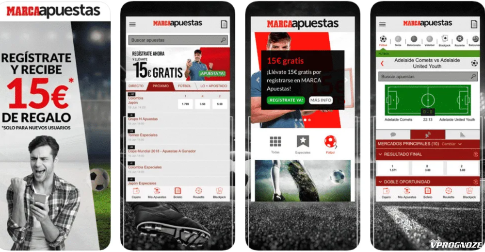 Клиенты могут ставить с телефона через мобильную версию сайта Marca Apuestas 