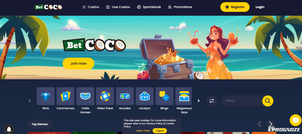 Официальный сайт онлайн-казино Betcoco