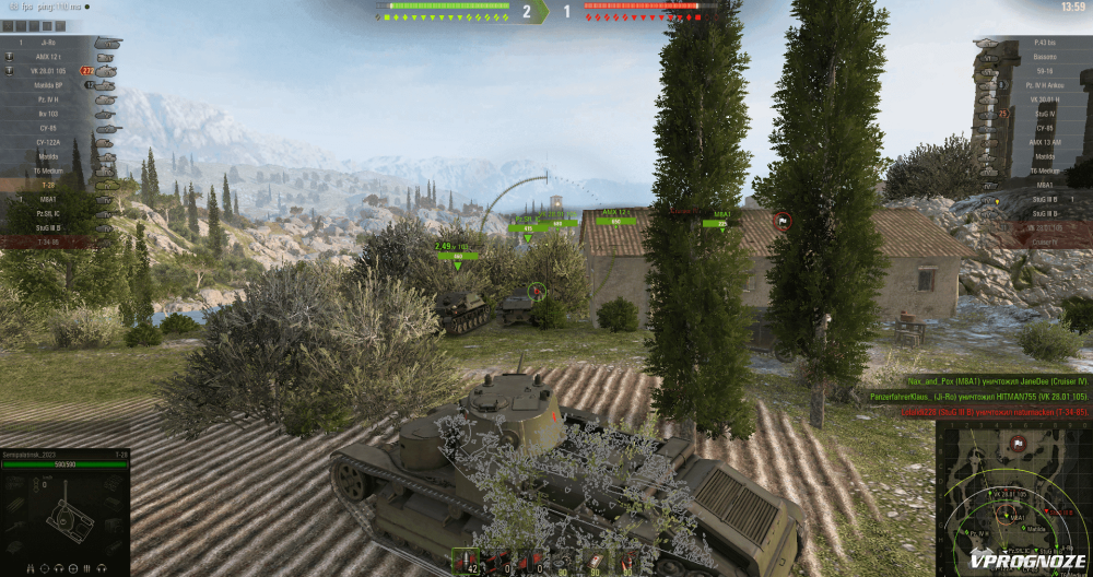 Игровой процесс в WoT